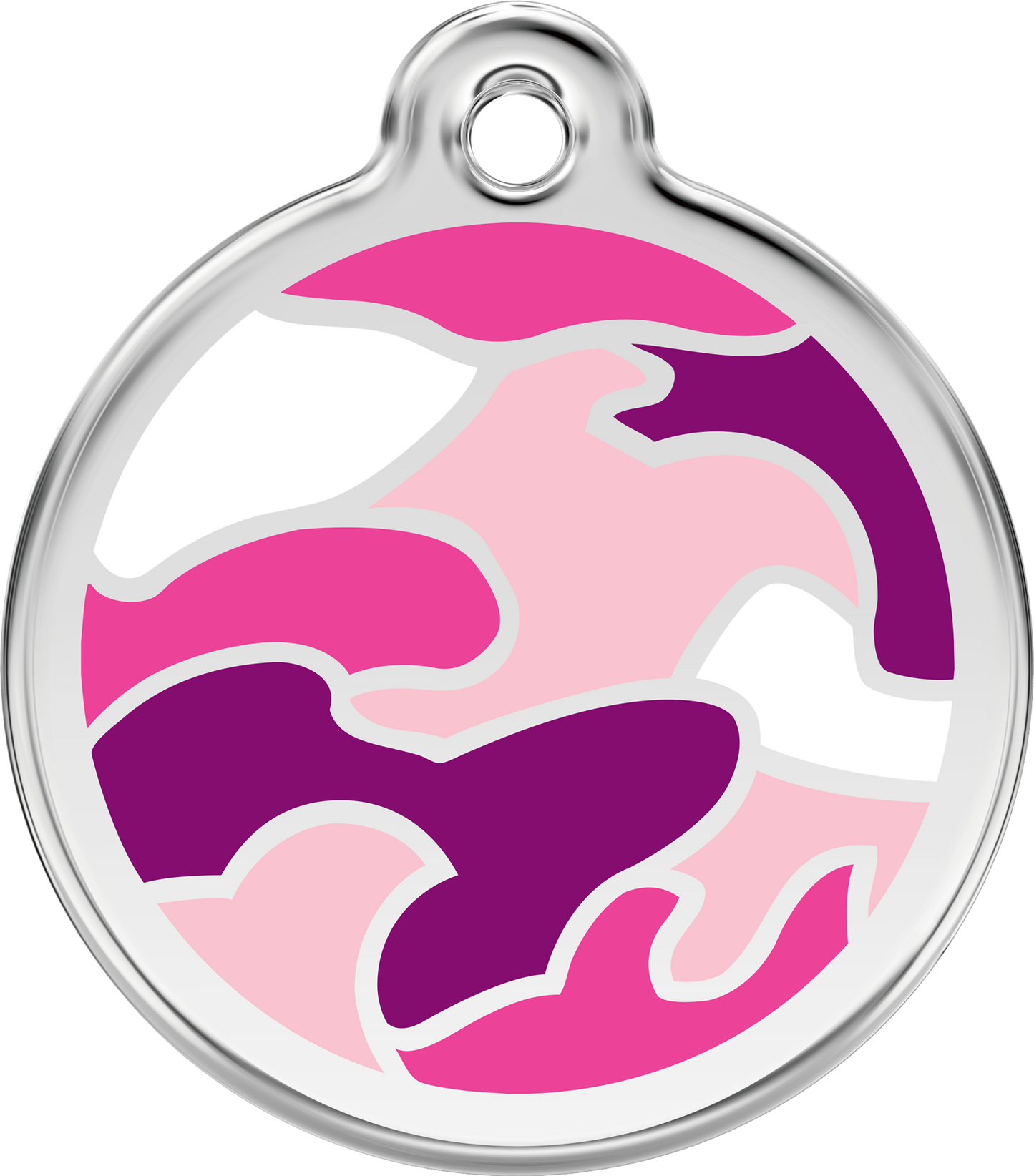 Red Dingo Enamel Camouflage ID Tag
