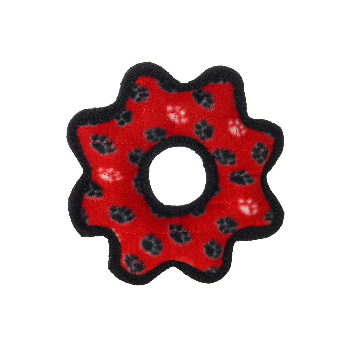 Tuffy Junior Gear Ring Red Paw