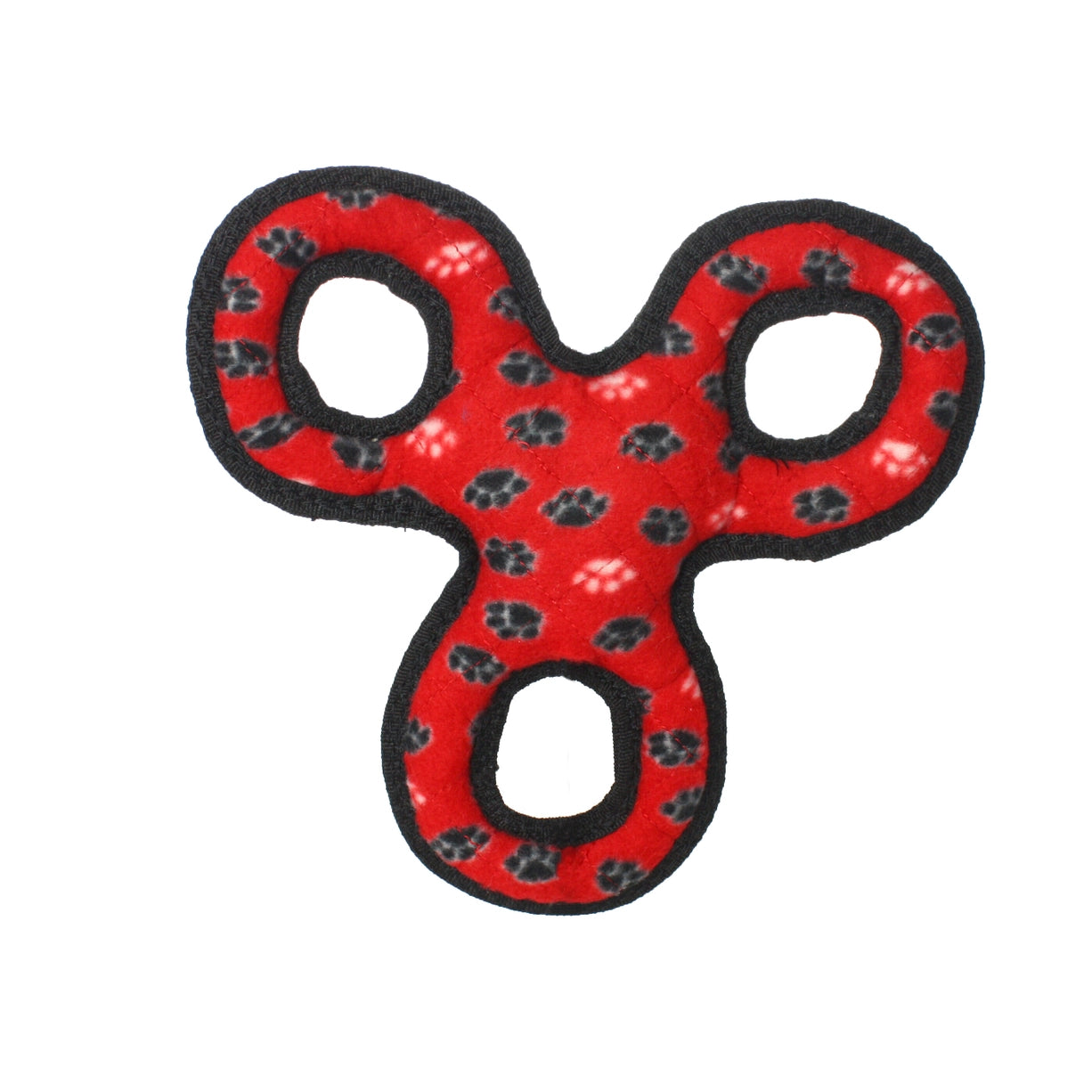 Tuffy Junior 3 Way Tug Red Paw