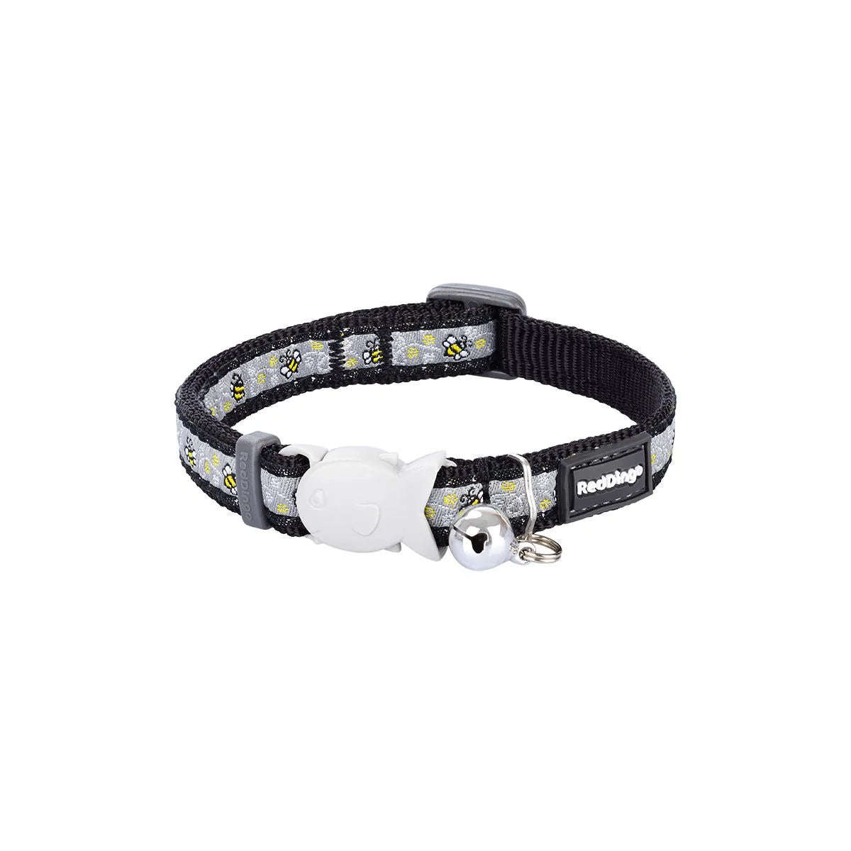 Cat Collar Design Bumblebee Black
