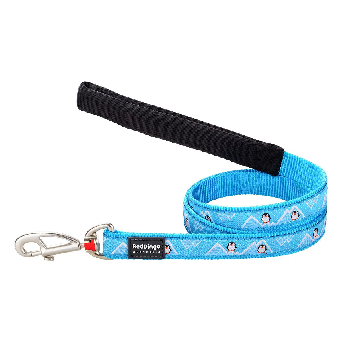 Dog Lead Design Penguin Turquoise