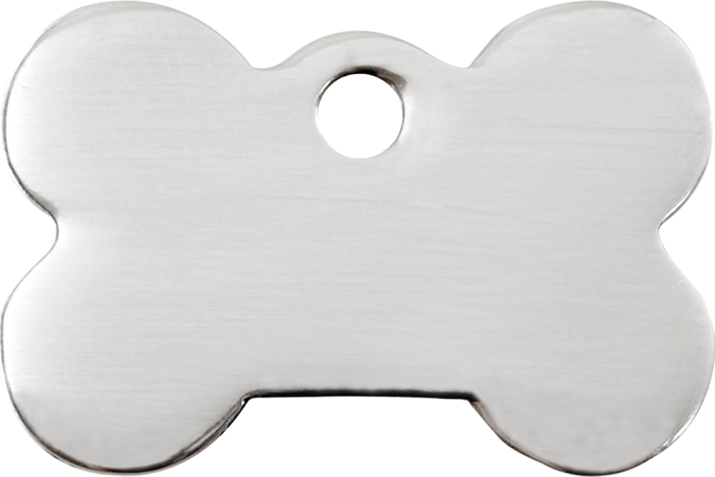 Red Dingo Flat Stainless Steel Bone ID Tag