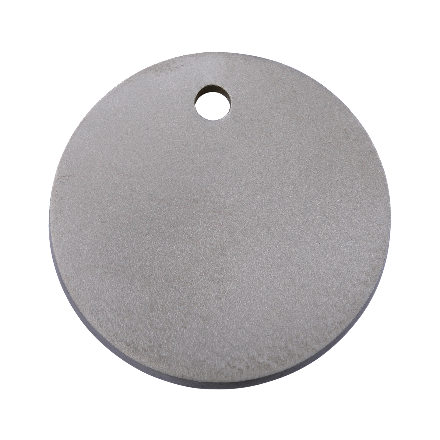 Red Dingo Flat Stainless Steel Circle ID Tag