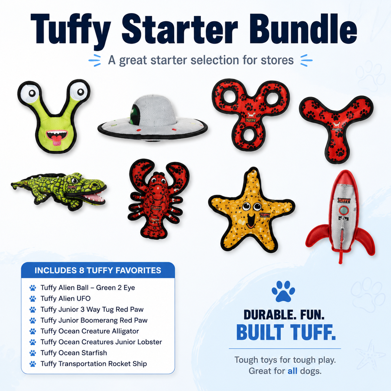 Tuffy Starter Bundle – Total RRP £142.92