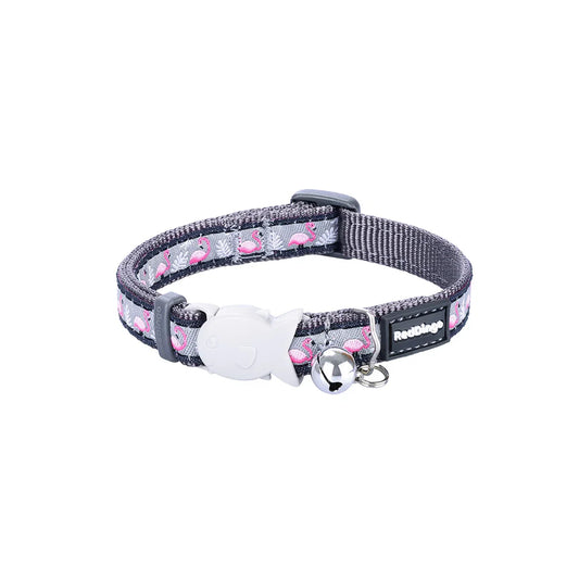 Cat Collar Design Flamingo Cool Grey