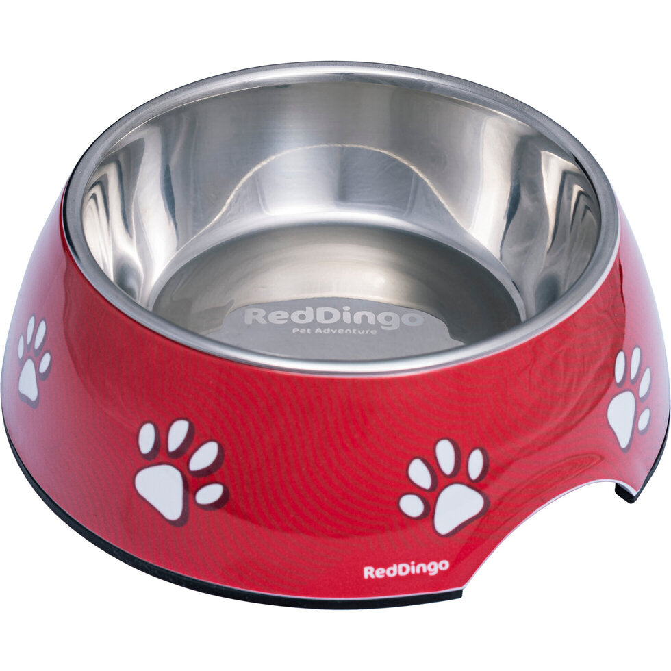 Red Dingo Melamine Pet Bowl - Desert Paws Red