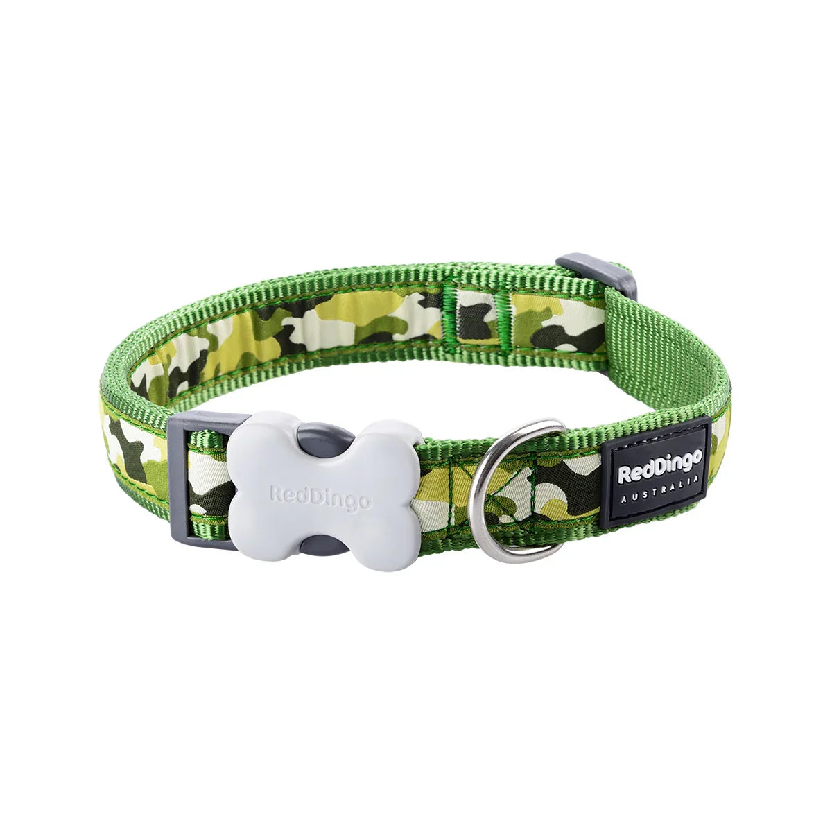 Dog Collar Design Camouflage Green