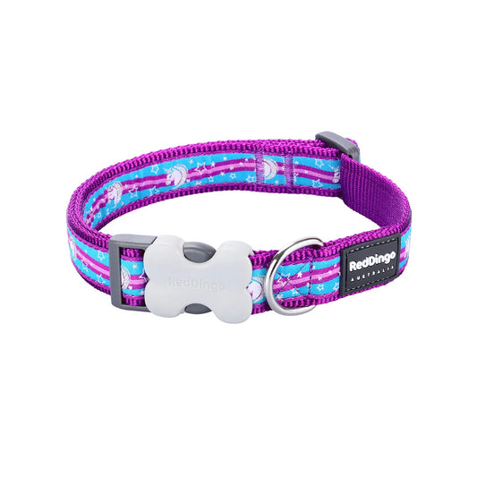 Dog Collar Design Unicorn Purple