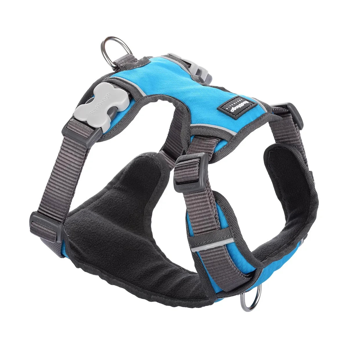 Dog Padded Harness Turquoise