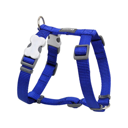 Dog H-Harness Classic Dark Blue