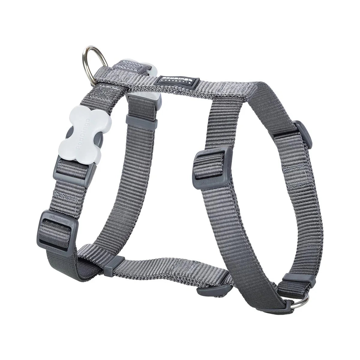 Dog H-Harness Classic Cool Grey