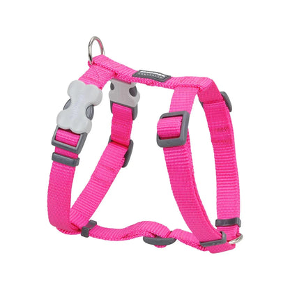 Dog H-Harness Classic Hot Pink