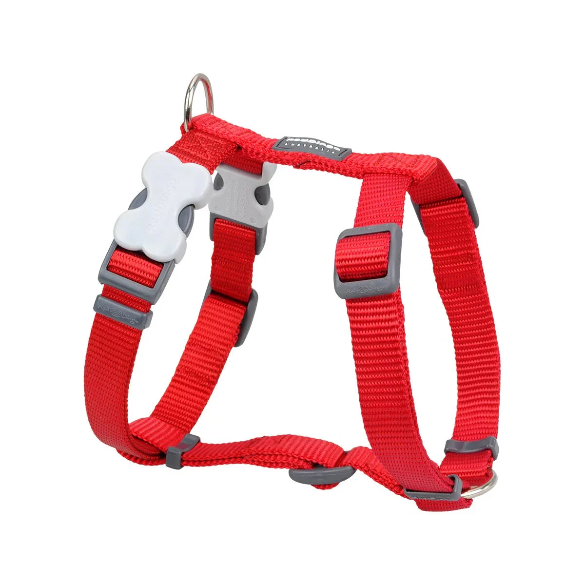 Dog H-Harness Classic Red