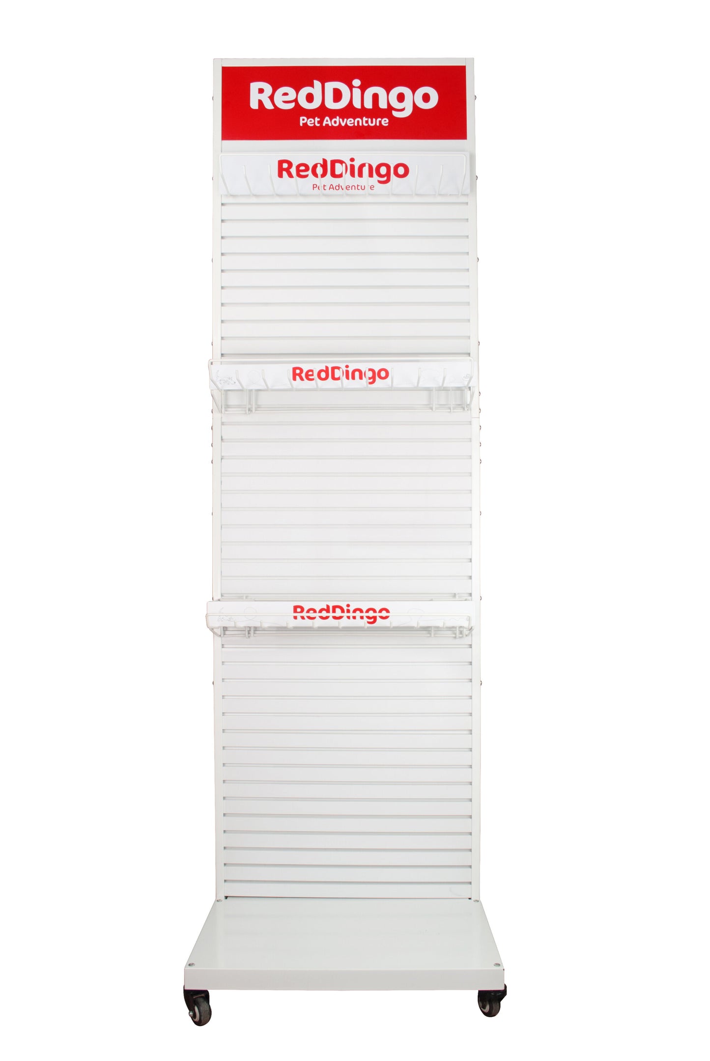 Red Dingo Slat Wall Floor Display Stand