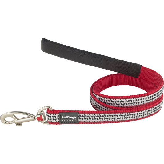 Dog Lead Design Fang It Red 1.2m