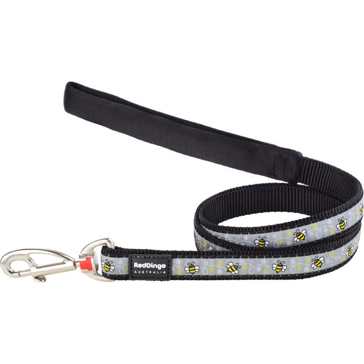 Dog Lead Design Bumble Bee Black 1.2m