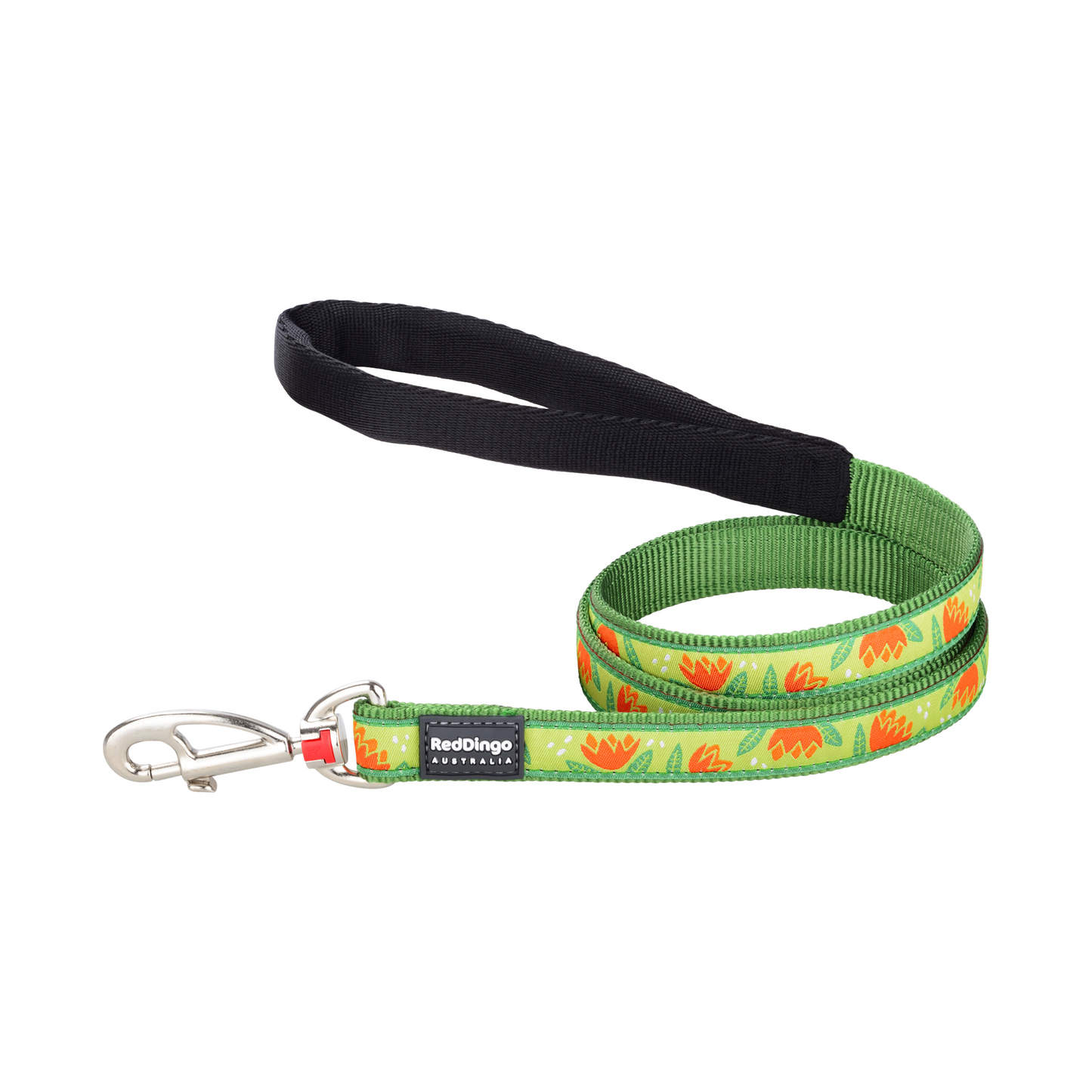 Dog Lead Design Tropical Green 1.2m