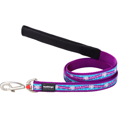 Dog Lead Design Unicorn Purple 1.2m *DISCONTINUED*