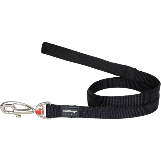 Dog Lead Classic Black 1.2m