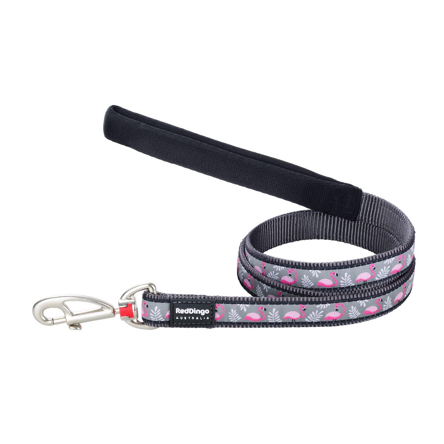 Dog Lead Design Flamingo Cool Grey 1.2m