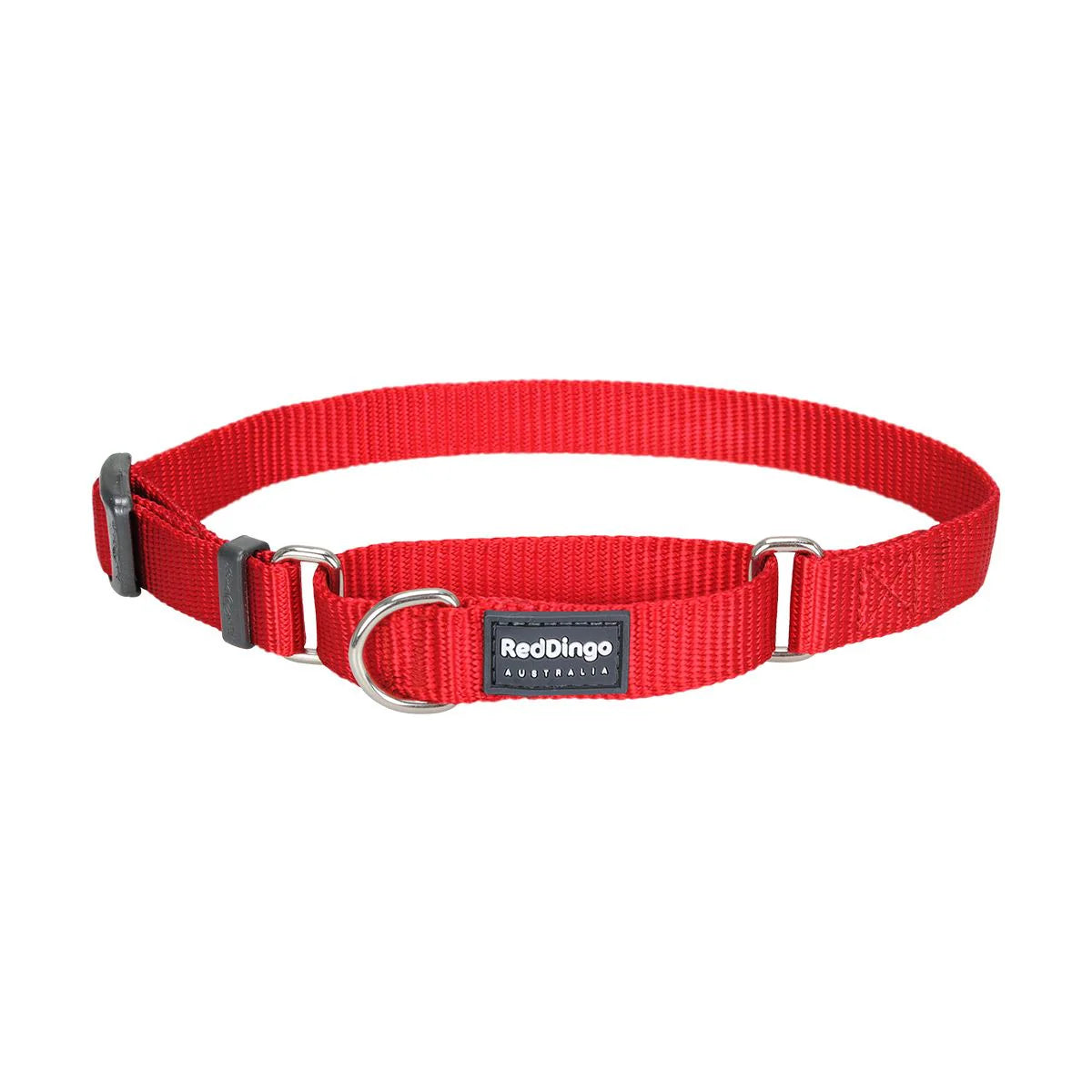 Dog Collar Half Check (Martingale) Classic Red