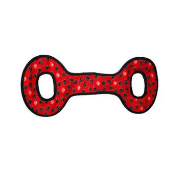 Tuffy No Stuff Ultimate Tug-O-War Red Paw