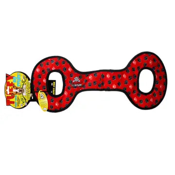Tuffy No Stuff Ultimate Tug-O-War Red Paw