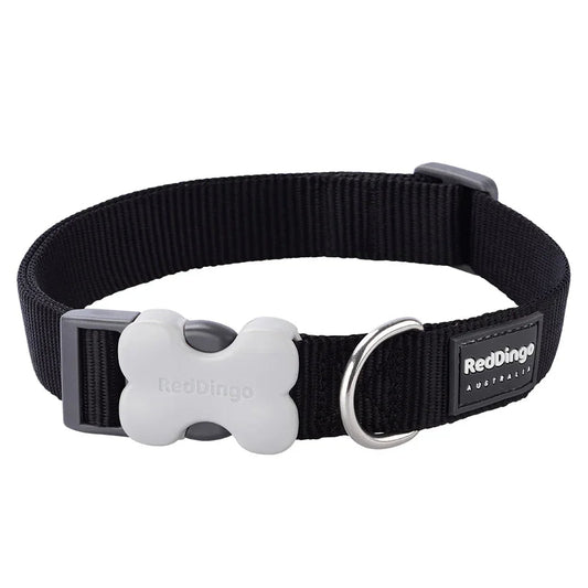 Red Dingo Dog Collar Classic Black