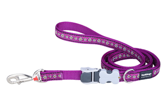 Dog Superlead Design Daisy Chain Purple