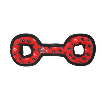 Tuffy Medium Tug-O-War Red Paw