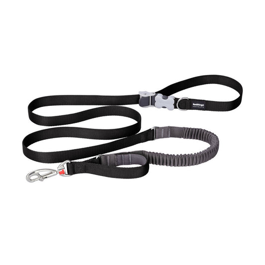 Red Dingo SuperLead running dog lead classic black medium