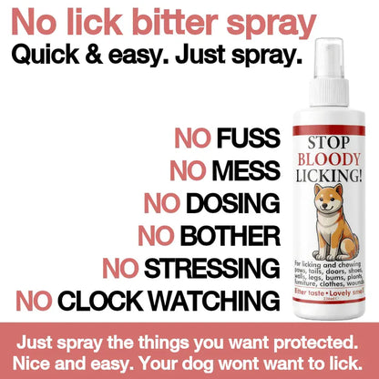 Stop Bloody Licking Bitter Spray 236ml