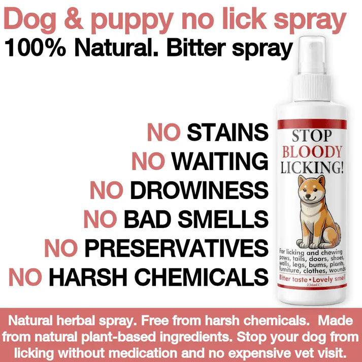 Stop Bloody Licking Bitter Spray 236ml