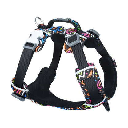 Sport Harness Squiggles Black